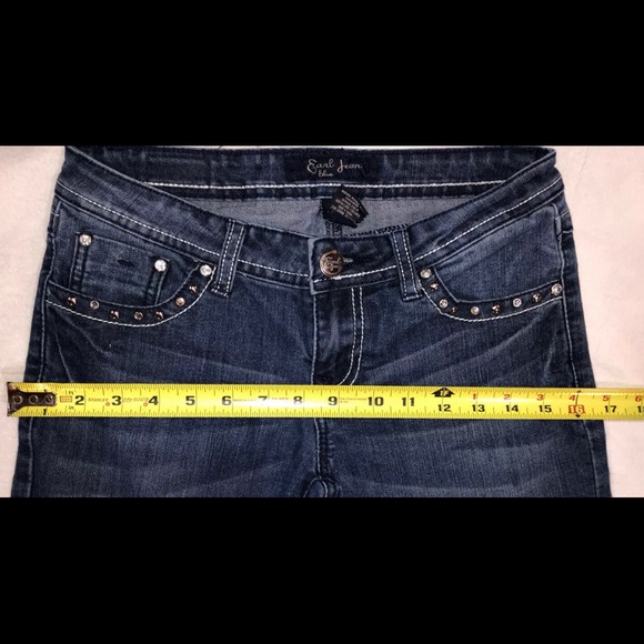 Earl Jeans Woman’s Skinny Blue Jeans Size 3 - Picture 9 of 10